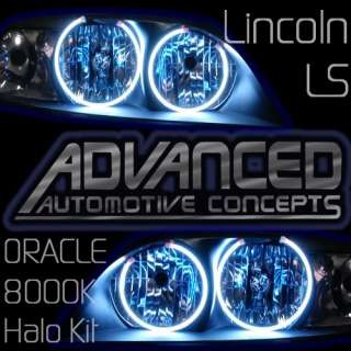 Lincoln LS Headlight 8K hid HALO Angel/Demon Eyes Kit  