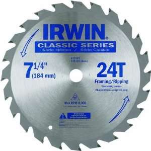 Irwin 25130 7 1/4 24T Classic Series Circular Saw Blade