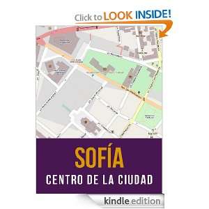 Sofía, Bulgaria mapa del centro de la ciudad (Spanish Edition 