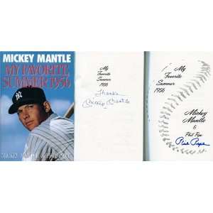 Mickey Mantle & Phil Pepe Autographed/Hand Signed My Favorite Summer 