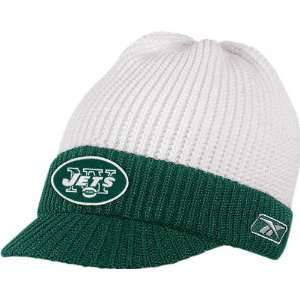  New York Jets Authentic Sideline Player Knit Visor: Sports 