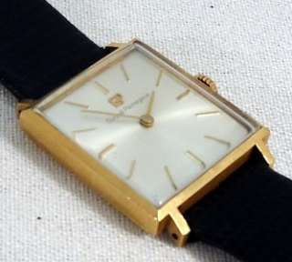   GIRARD PERREGAUX 18kt Solid Gold From 1950s See GP buckle Strap  