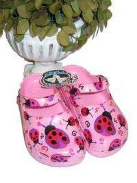 BUTTERFLY GIRLS GIRLS LIME GREEN CLOGS SHOES SIZE 1/2  
