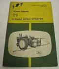 john deere ca 1950s 25 3 point hitch sprayer manual