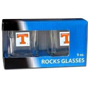  NCAA Tennessee Volunteers Rocks Glass Set: Sports 