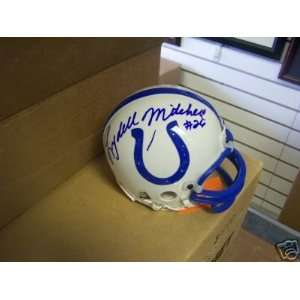  Lydell Mitchell Baltimore Colts Signed Mini Helmet Sports 