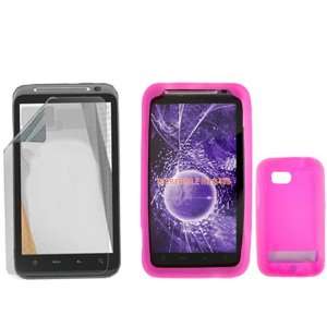  iNcido Brand HTC Incredible HD 6400 Combo Trans. Hot Pink 