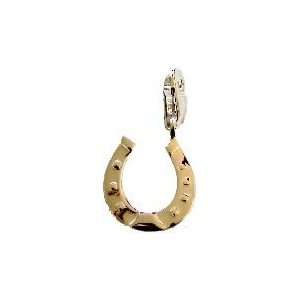  My Lucky Charms   Sterling Silver Charm Horseshoe: Jewelry