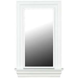  Lucarne White Gloss 37 High Wall Mirror
