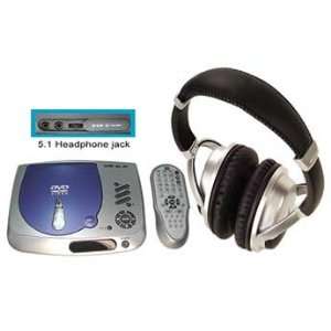  LTB DVD Player Portable with 5.1 Headphone: Electronics