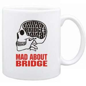  New  Mad About Bridge / Skull  Mug Sports