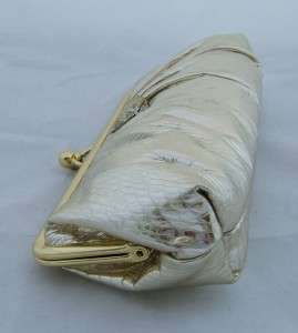 NEW DIRECTIONS Gold Clutch Handbag evening purse  