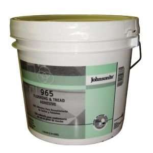  Johnsonite 965 Flooring and Tread Adhesive 4 Gal. Pail 