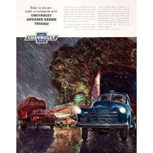  1951 Ad Chevrolet Truck Helck GMC Performance Loadmaster 