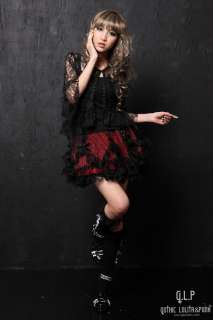 GOTHIC DOLLY PUNK Lolita CUTE LACE OUTER Overcoat BLOUSE+black VEST 