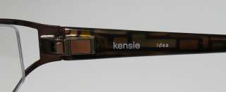 NEW KENSIE IDEA 51 16 135 TRENDY RX BROWN/TORTOISE EYEGLASS/GLASSES 