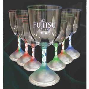  Light up flashing multicolor wine glass.