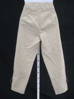 ET VOUS Low Rise Khaki Cropped Pants Slacks Sz 38  