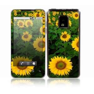 LG Optimus One Decal Skin Sticker   Sun Flowers 