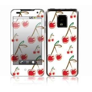  LG Optimus 2X Decal Skin Sticker   Juicy Cherry 