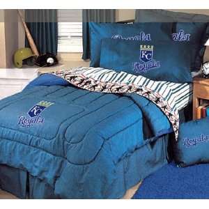  Kansas City Royals Blue Denim Queen Size Comforter and 