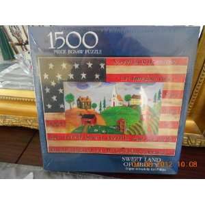 com Sweet Land of Liberty 1500 Piece Jigsaw Puzzle Original Art Kari 