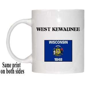  US State Flag   WEST KEWAUNEE, Wisconsin (WI) Mug 