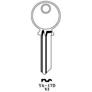  Key blank, Yale 6 pin