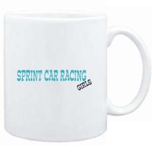 Mug White  Sprint Car Racing GIRLS  Sports:  Sports 