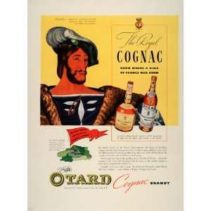  1937 Ad Otard Cognac Brandy King Francis I France Royal 