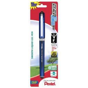  Pentel EnerGel NV Liquid Gel Pen, 0.5mm, Needle Tip, Black 