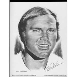  1974 Bill Freehan Detroit Tigers Lithograph Sports 