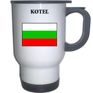  Bulgaria   KOTEL White Stainless Steel Mug Everything 