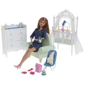  Barbie Play All Day Nursery Doll Toys & Games