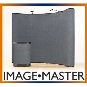   Image Master 10 Curved Floor Pop Up Display (Grey)