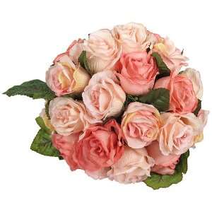  7 Elegant Royal Rose Wedding Bouquet   Peach/Pink 91 