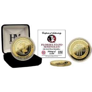   NCAA Florida State Seminoles (FSU) 24kt Gold Coin