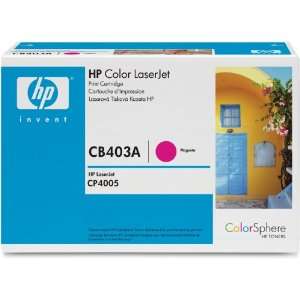 HP Color LaserJet CB403A Magenta Print Cartridge in Retail Packaging