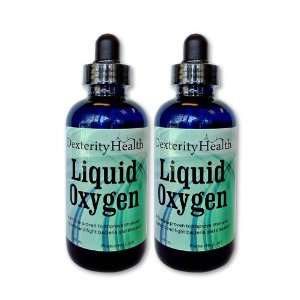   Concentrated, Vitamin O, Liquid Oxygen Supplement, Two 4 oz Bottles