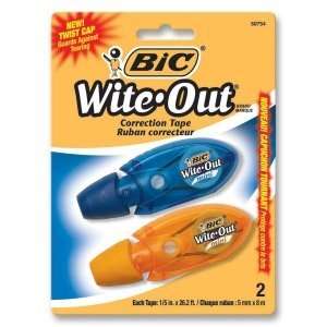    BIC Wite Out Mini Correction Tape BICWOMTP21WE: Office Products
