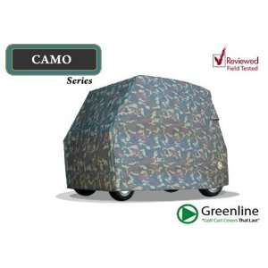   Universal Slip On 2 Passenger Golf Car Cover /Camo: Sports & Outdoors