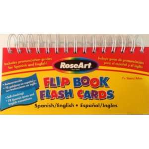  Flip Book Spanish/English Flash Cards Flip Book Toys 