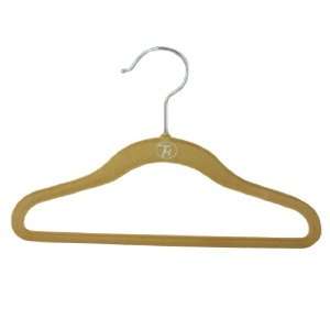   Flannel Surface Metal Hook Child Clothes Coat Hanger