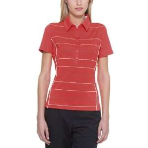 Callaway Roadmap Striped Polo Shirt   UPF 15+, Short Sleeve (For Women 