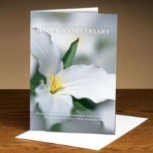   Happy Anniversary Flower 25 Pack Greeting Cards: Health & Personal