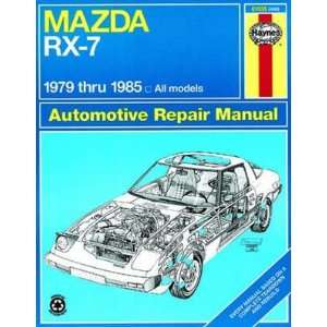  Mazda RX 7 Haynes Repair Manual (1979 1985) Automotive