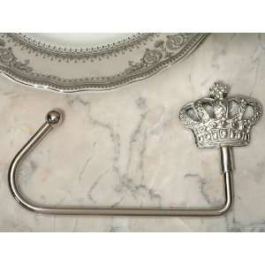  Baby Keepsake: Silver Royal Crown bag holder: Baby