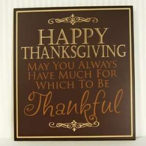  Wholesale Wood Sign (Happy Thanksgiving) Only $15.50 Each 