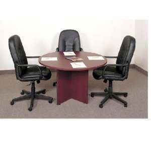 Round Conference Table, X Legs, 36 Diameter, Office Furniture 