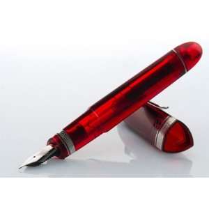  Omas Limited Edition 360 Vintage Red Transparent Fountain 